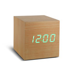 Cube Click Clock // Beech