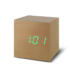 Cube Click Clock // Beech