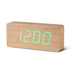 Slab Click Clock // Beech