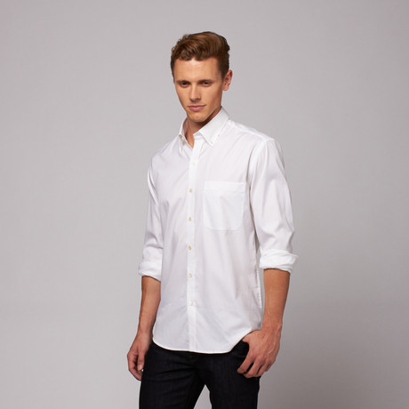 Bangalore Oxford Button Down Shirt // White (US: 15R)