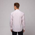 Mumbai Button Up Shirt // Pink + White Stripe (US: 15R)