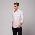 Mumbai Button Up Shirt // Pink + White Stripe (US: 15R)