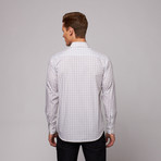 Mumbai Button Up Shirt // White + Blue Check (US: 17.5R)