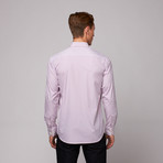 Venice Button Up Shirt // Purple Bengal Stripe (US: 16.5R)