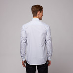 Venice Button Up Shirt // Sky Blue Bengal Stripe (US: 17.5R)