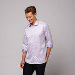 Maharaja Twill Button Up Shirt // Purple (US: 16.5R)