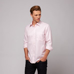 Nicosia Button Up Shirt // Pink Dobby Check (US: 15R)