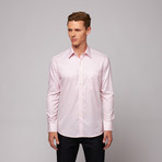 Nicosia Button Up Shirt // Pink Dobby Check (US: 15.75R)