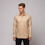 New Cardiff Button Up Shirt // Fawn Tic Weave (US: 15R)