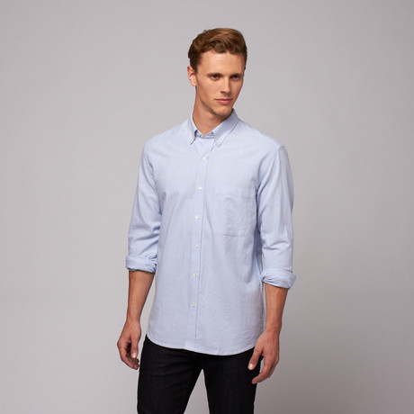 Arvind Oxford Button Down Shirt // Blue (US: 15R)