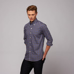 Anzano Button Down Shirt // Blue Plaid (US: 16.5R)