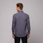 Anzano Button Down Shirt // Blue Plaid (US: 16.5R)