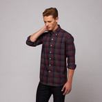 Anzano Button Down Shirt // Multi Plaid (US: 16.5R)