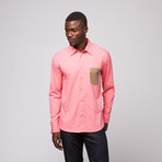 OxyMoron // Calculated Error Long-Sleeve Shirt // Pink (S)