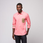 OxyMoron // Calculated Error Long-Sleeve Shirt // Pink (M)