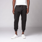 00 Nothing // The Standards Joggers // Black (L)