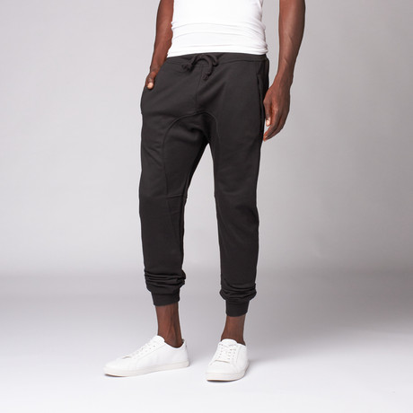 00 Nothing // The Standards Joggers // Black (S)