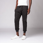 00 Nothing // The Standards Joggers // Black (L)