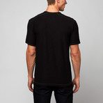 Slub V-Notch Tee // Black (M)