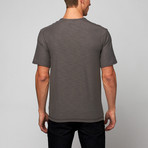 Slub V-Notch Tee // Grey (XL)