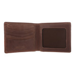 Benedict Bi-Fold Wallet // Conker Brown