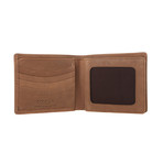 Benedict Leather Wallet // Oak