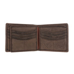 Benedict Leather Bi-Fold Wallet // Brown