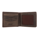 Benedict Leather Bi-Fold Wallet // Brown