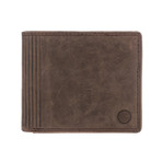 Benedict Leather Bi-Fold Wallet // Brown