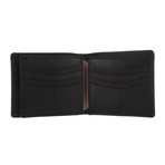 Benedict Leather Bi-Fold Wallet // Oxford Black