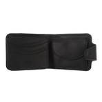 Art Leather Bi-Fold Wallet // Oxford Black