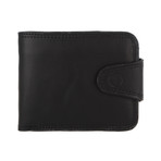 Art Leather Bi-Fold Wallet // Oxford Black