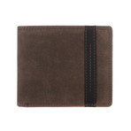 Rufus Leather Bi-Fold Wallet // Hunter Brown