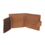 Oscar Leather Tri-Fold Wallet // Chestnut