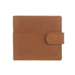 Oscar Leather Tri-Fold Wallet // Chestnut