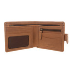 Theo Leather Wallet // Light Chestnut