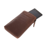 Shield Leather Multi-Purpose Case // Conker Brown