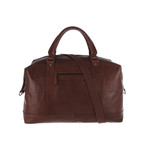 Monty Leather Holdall // Conker Brown