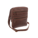 Bader Leather Despatch Bag // Conker Brown