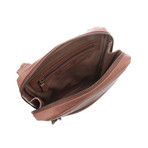 Bader Leather Despatch Bag // Conker Brown