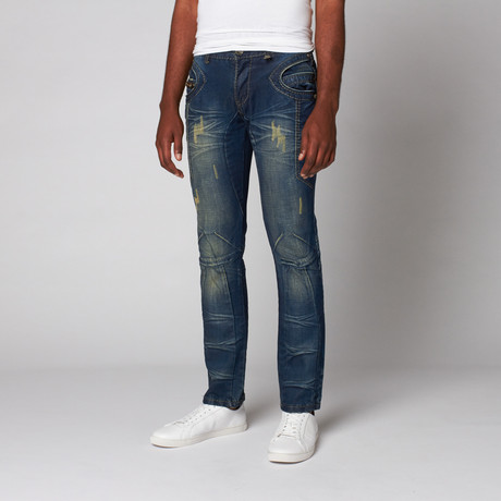 Isaac B // IB 064 Jean // Dark Blue (28WX30L)