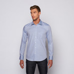 Slim Fit Button-Up // Blue Thin Stripe (US: 15R)