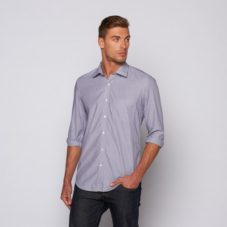 Slim Fit Button-Up // Grey (US: 15R)