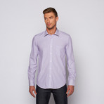 Slim Fit Button-Up // Red + Blue Stripe (US: 15R)