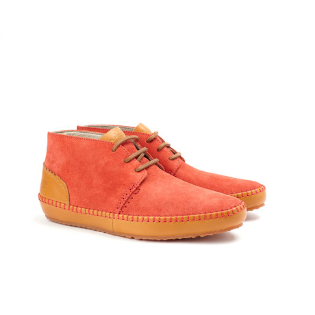 ohw? Shoes // West Mid Top Moccasin // Fiery Red + Date Palm (US: 7)