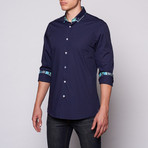 Banana Lemon // Double Collar Button-Down // Blue (M)