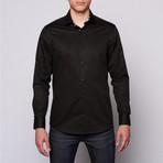 Solid Button-Up // Black (S)