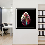 EGG (16"L x 16"H // Framed Print)