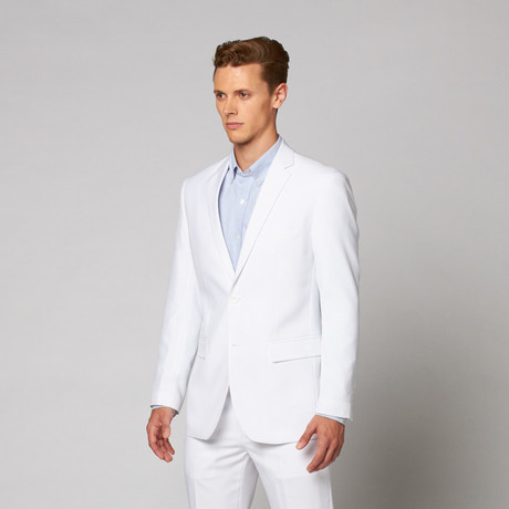 Sartori Two-Piece Suit // White (US: 38S / 32" Waist)