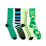 Peacock Strut Sock Pack // Set of 4